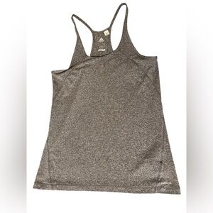 Adidas Women's Charcoal Racerback Tank Top